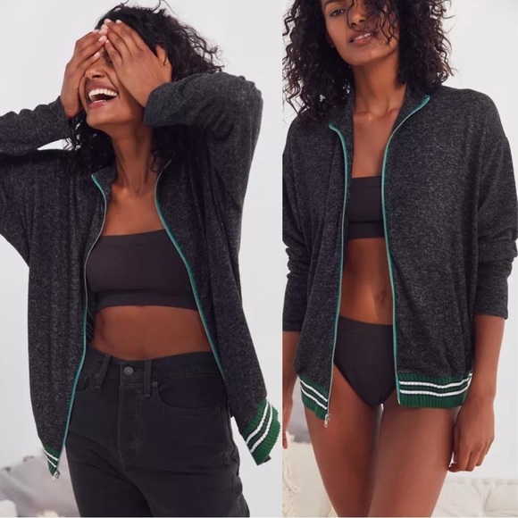 Urban Outfitters Out From Under Full Zip Jacket Women's Size Small - Picture 1 of 7
